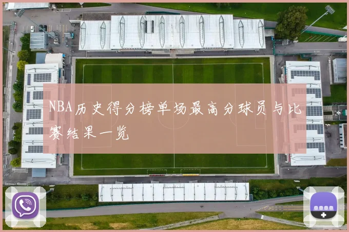 NBA历史得分榜单场最高分球员与比赛结果一览